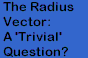 The Radius Vector: A Trivial Question?